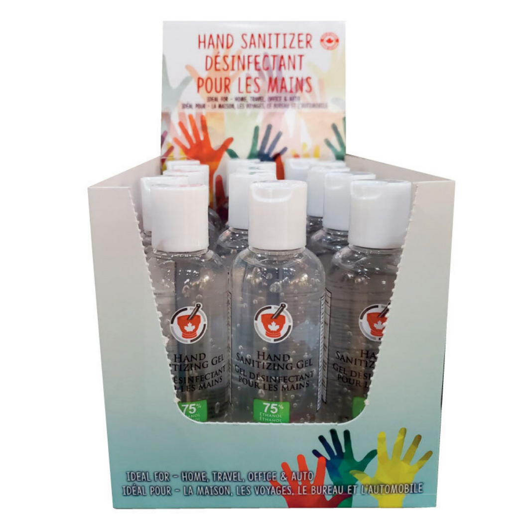 100ml Gel Hand Sanitizer - Counter Top Display - 60 Bottles