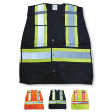 Load image into Gallery viewer, Polyester Safety Vest w/ Snap Front - Style #139
