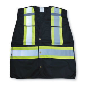 Polyester Safety Vest w/ Snap Front - Style #139