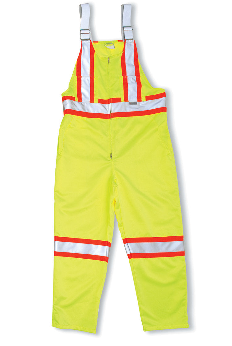 Poly/Cotton Traffic Safety Overalls - Style #1604