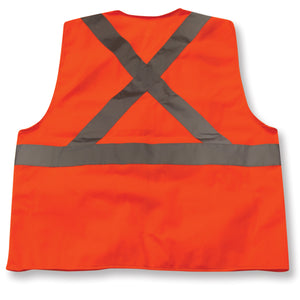 Solid Zip Front Vest w/ 2" Tape - Style #202
