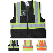 Load image into Gallery viewer, Solid Zip Front Vest w/ Mesh Back - Style #204
