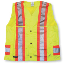 Load image into Gallery viewer, Poly/Cotton Supervisor Safety Vest - Style #222
