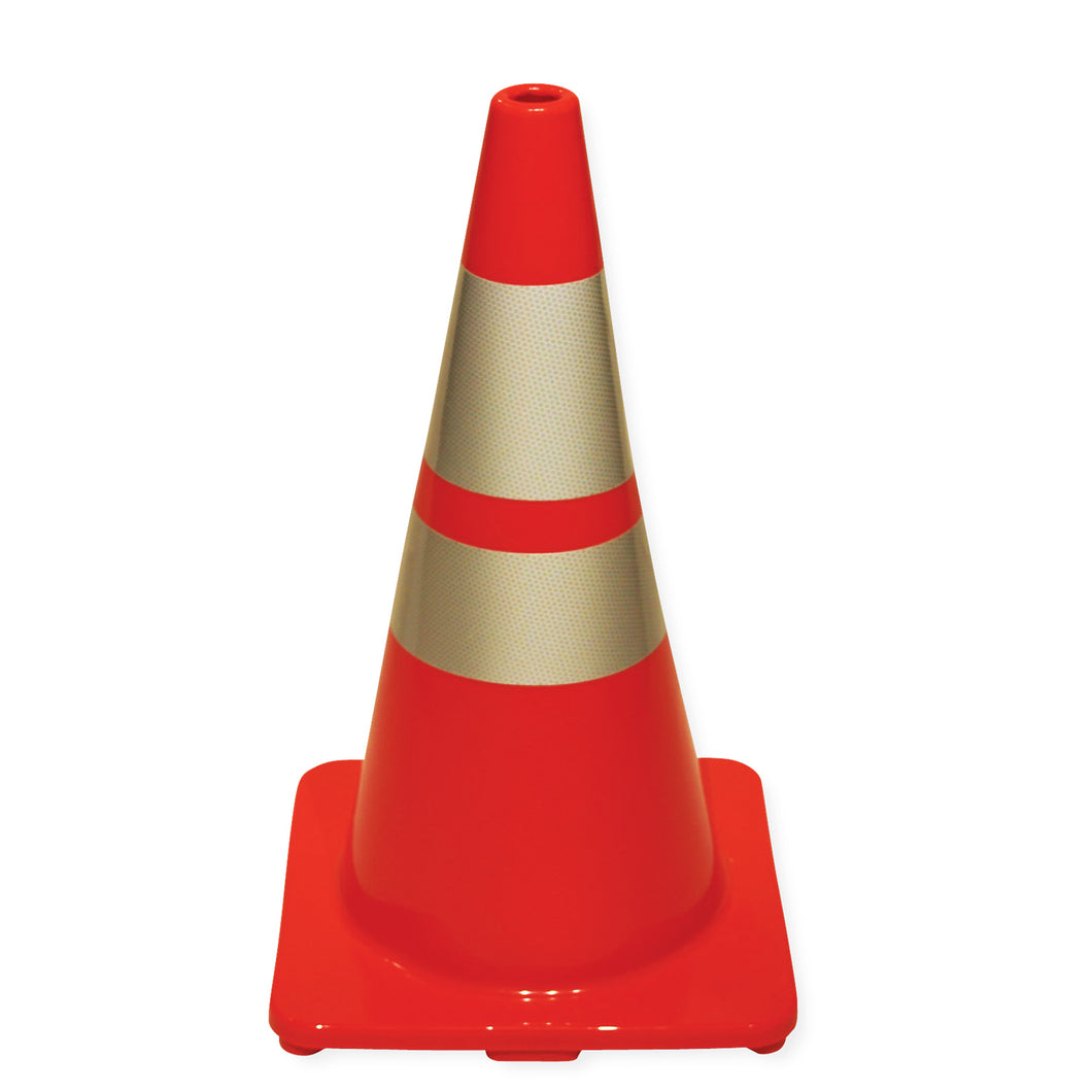 28” Traffic Cone with 6” & 4