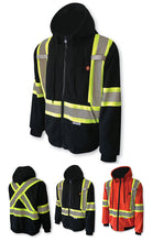 Load image into Gallery viewer, Polyester Full Zipper Heated Hoodie w/ Detachable Hood - Style #3558
