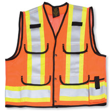 Load image into Gallery viewer, Poly/Cotton Supervisor Safety Vest w/ Mesh Back - Style #400
