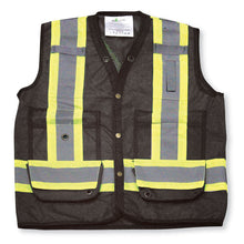 Load image into Gallery viewer, Polyester Surveyor Vest w/ Mesh Back- Style #402Mesh
