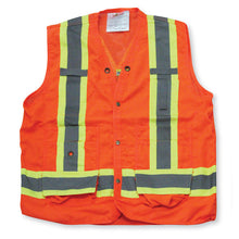 Load image into Gallery viewer, Polyester Surveyor Vest w/ Mesh Back- Style #402Mesh
