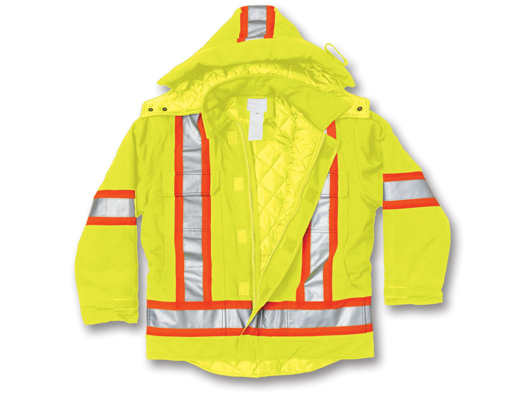 Cotton Duck Safety Jacket With Quilt Lining - Style #461