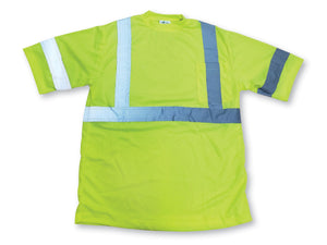 100% Soft Polyester Traffic Safety T-Shirt - Style #5912