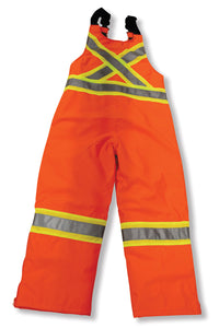 Quilt Lined Polyester Rain Pant w/ Bib- Style #805
