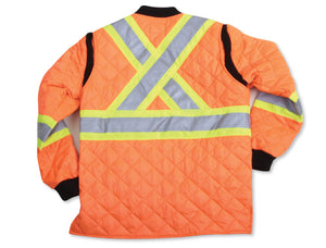 Quilt Polyester Traffic Safety Jacket - Style #895