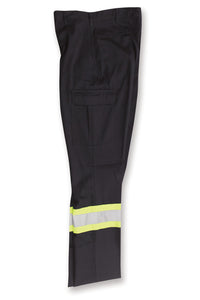 Polyester/Cotton Cargo Pant - Black - Style #908
