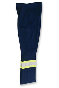 Polyester/Cotton Cargo Pant - Navy Blue - Style #908