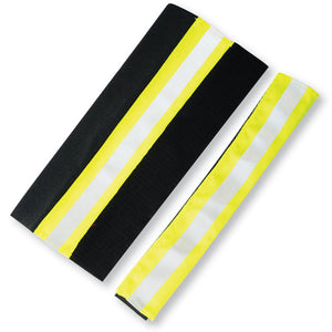 12" Lime Safety Sleeve for Harness - 6 Pack